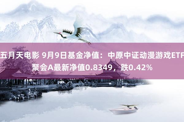 五月天电影 9月9日基金净值：中原中证动漫游戏ETF聚会A最新净值0.8349，跌0.42%