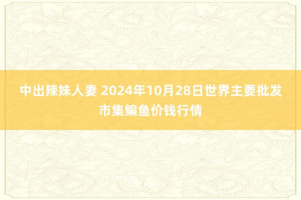 中出辣妹人妻 2024年10月28日世界主要批发市集鳊鱼价钱行情